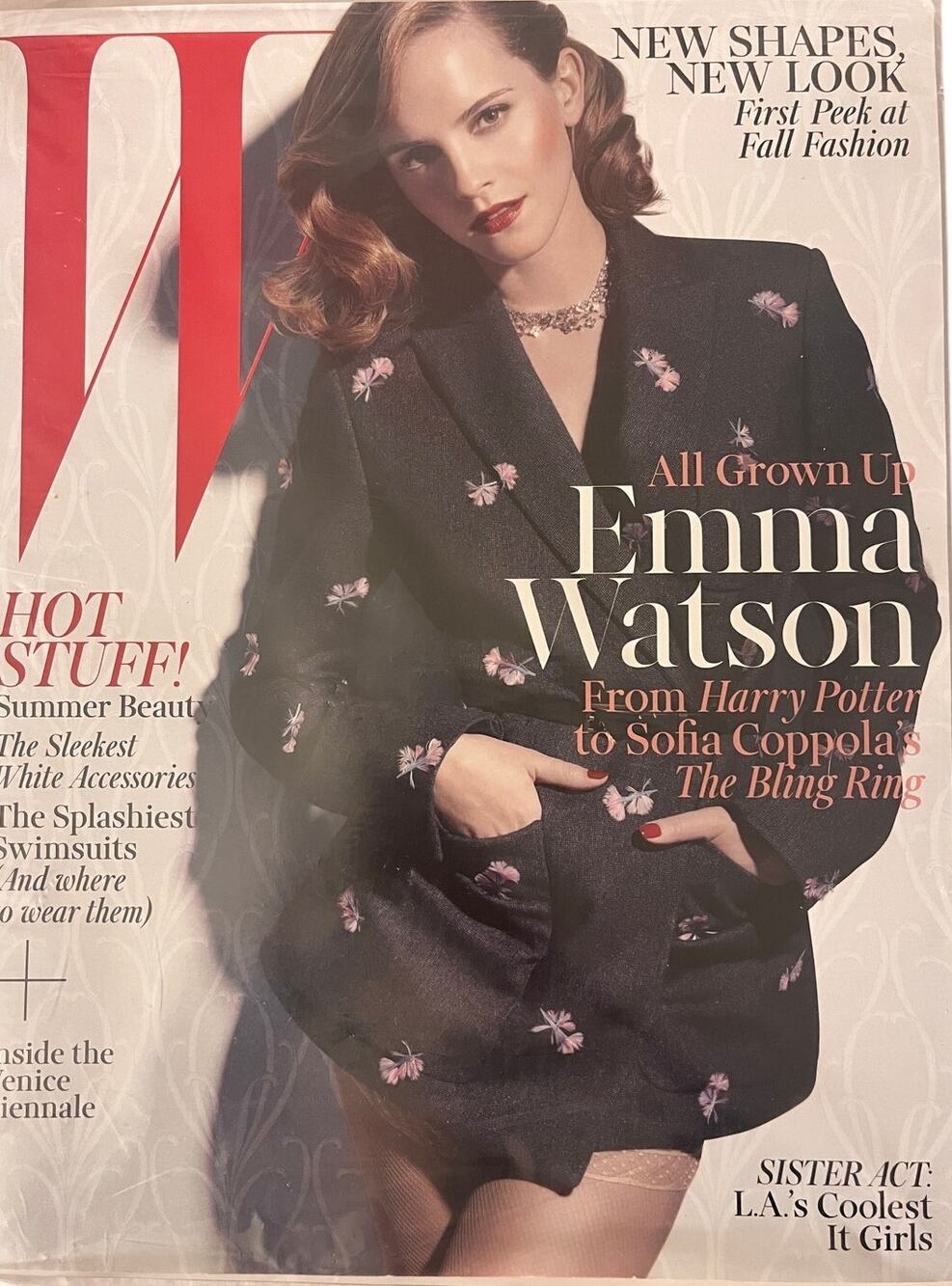 W Magazine - June/July 2013   - All Grown Up Emma Watson - NEW/Sealed